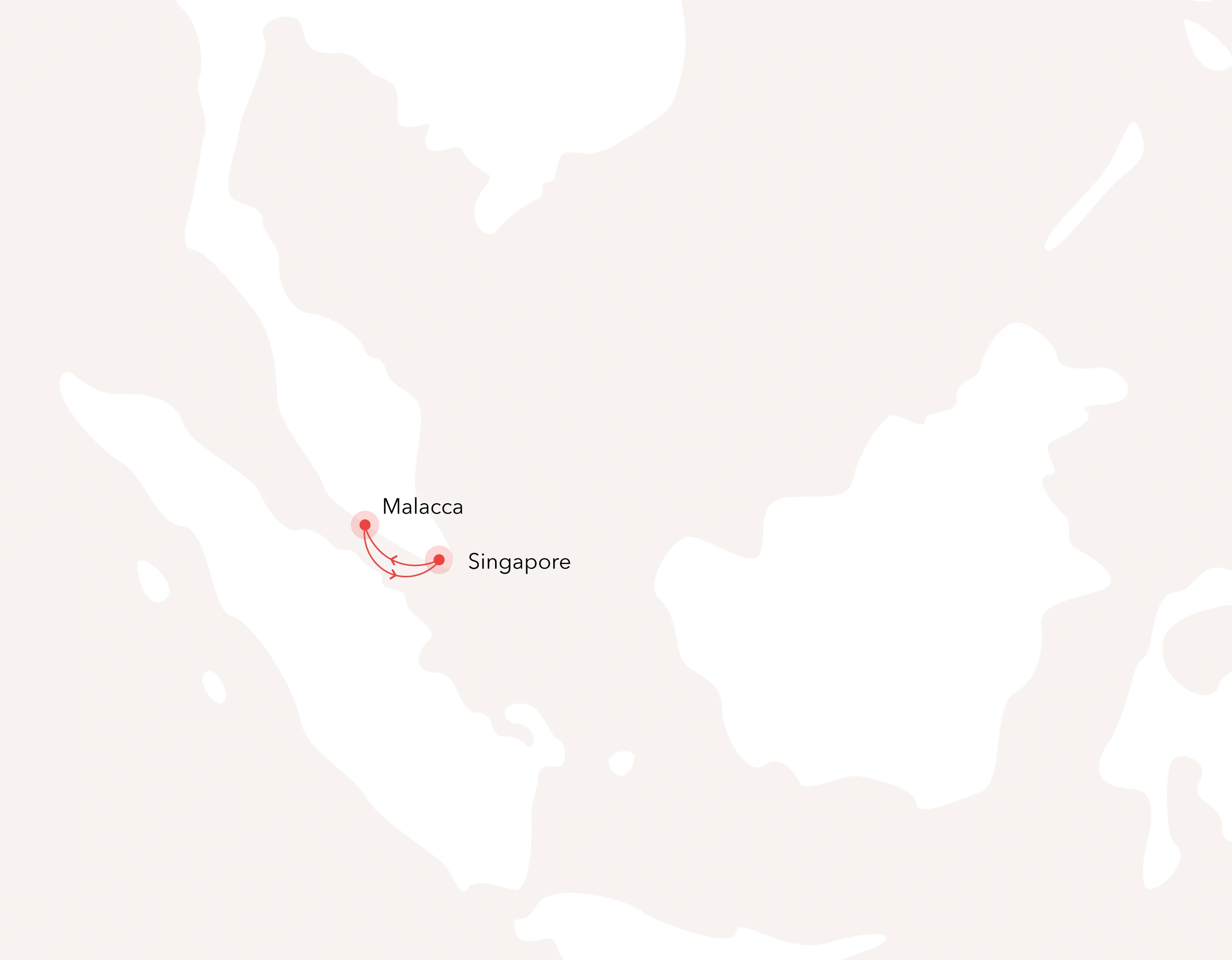 Free WIFI: Melaka - Singapore – Melaka Routes Map